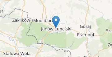 地图 Janow Lubelski