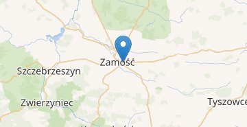 Карта Замосць