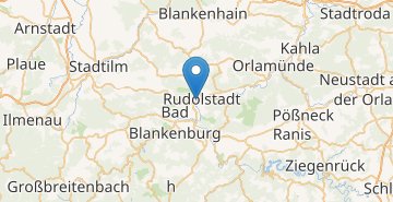Mapa Rudolstadt