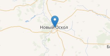 Mapa Novy Oskol