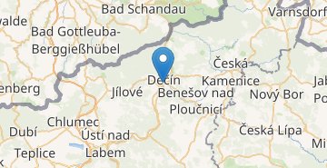 Map Děčín