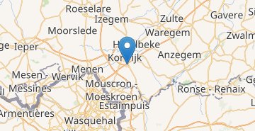 Žemėlapis Kortrijk