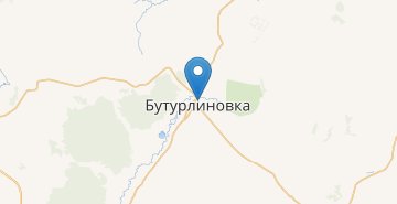 Mapa Buturlinovka