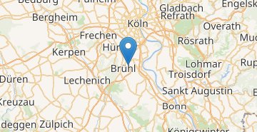 地图 Bruhl