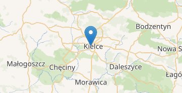 Mapa Kielce
