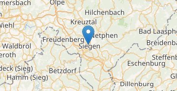 Mapa Siegen
