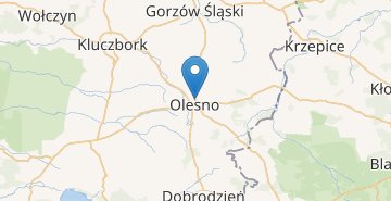 Карта Олесно