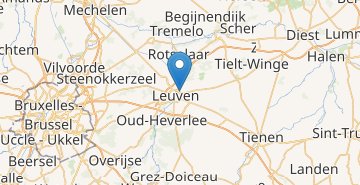 Zemljevid Leuven