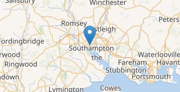 Mapa Southampton