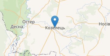 地图 Kozelets