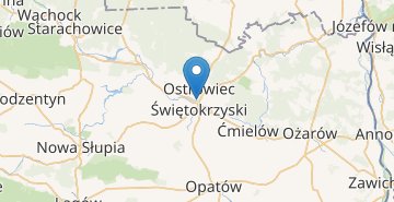 Map Ostrowiec Swietokrzyski