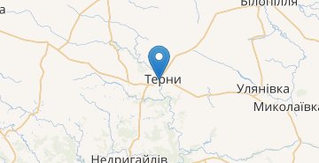 Χάρτης Terny (Nedryhajlivkyj r-n)