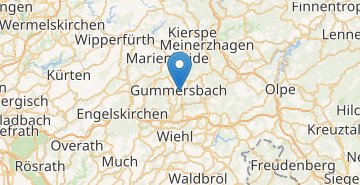 Mapa Gummersbach