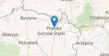 Žemėlapis Praszka