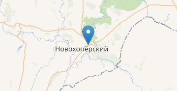 Mapa Novokhopyorsk