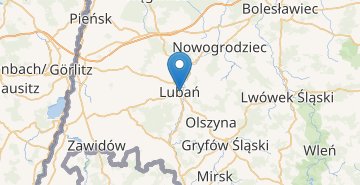 Žemėlapis Lubań