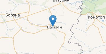 Mapa Bakhmach