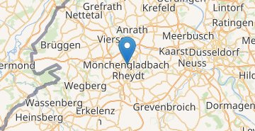 Карта Мёнхенгладбах