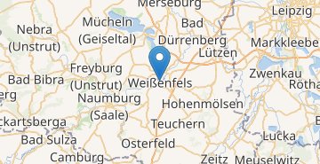 Žemėlapis Weißenfels