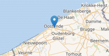 Žemėlapis Oostende