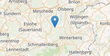 Map Bodefeld