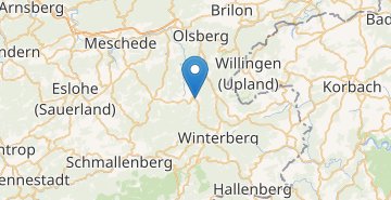 地图 Siedlinghausen 