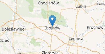 Mapa Chojnow