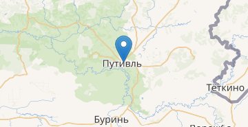 Mapa Putyvl (Sumska obl.)