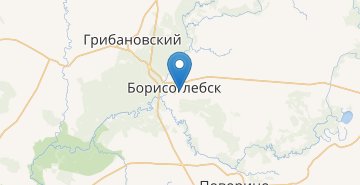 Mapa Borisoglebsk