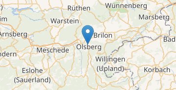 Mapa Olsberg