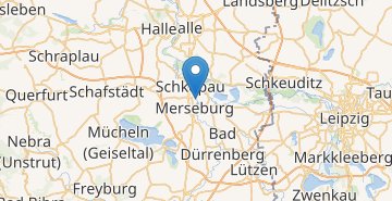 Mapa Merseburg
