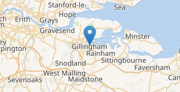 地图 Gillingham