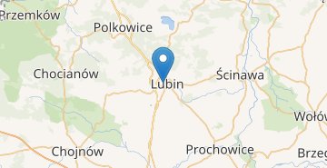 Mapa Lubin