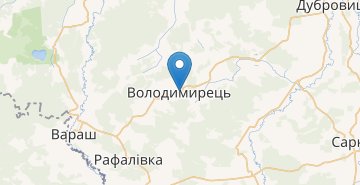 Χάρτης Volodymyrets (Rivnenska obl.)