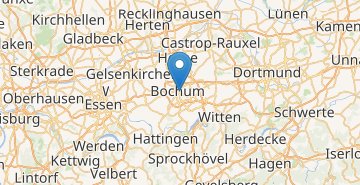 Mapa Bochum