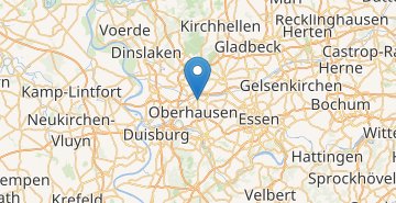 Kartta Oberhausen