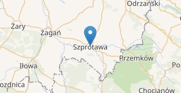 地图 Szprotawa