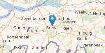 Mapa Breda