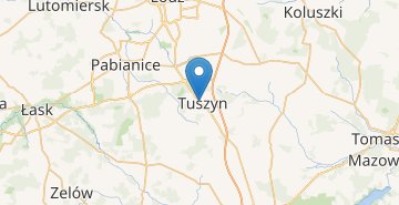 Mapa Tuszyn