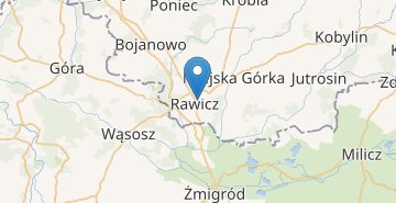 Mapa Rawicz