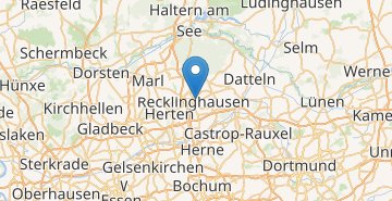 Mapa Recklinghausen