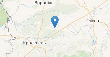 Mapa Dubovychi (Krolevetskyy r-n)