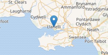 Mapa Llanelli