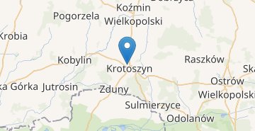 Карта Кротошин