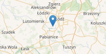 Map Lodz airport