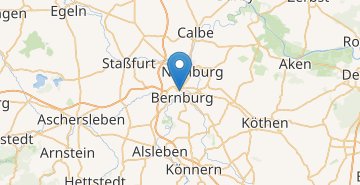 Mapa Bernburg