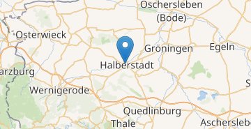 Mapa Halberstadt 
