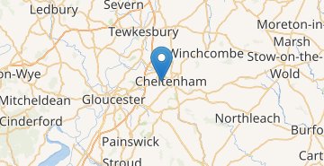 რუკა Cheltenham