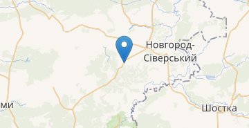 Térkép Kirove (Chernigivska obl.)