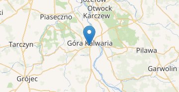 Карта Гура-Кальвария